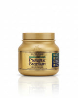 LUMAfofo Professional Protein & Brazilian Hair Mask 500ml – Masque Capillaire Réparateur Intensif