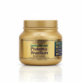 LUMAfofo Protein & Brazilian Hair Mask 500ml – Masque Capillaire Réparateur Intensif