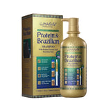 LUMAfofo Protein & Brazilian Shampoo 900ml – Shampooing Hydratant Sans Sulfate