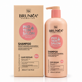 Shampooing Brunka Protein Salon 850 ml avec sa boîte assortie