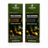 COSPAC Macadamia Bubble Dye Shampoo 420ml – Dark Brown 2.0 et Natural Black 1.0