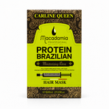 CARLINE QUEEN Macadamia Protein Brazilian Hair Mask 800ml – Masque Capillaire Hydratant
