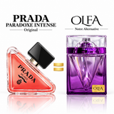 OLFA Ahlami Violet présenté comme alternative à Prada Paradoxe Intense